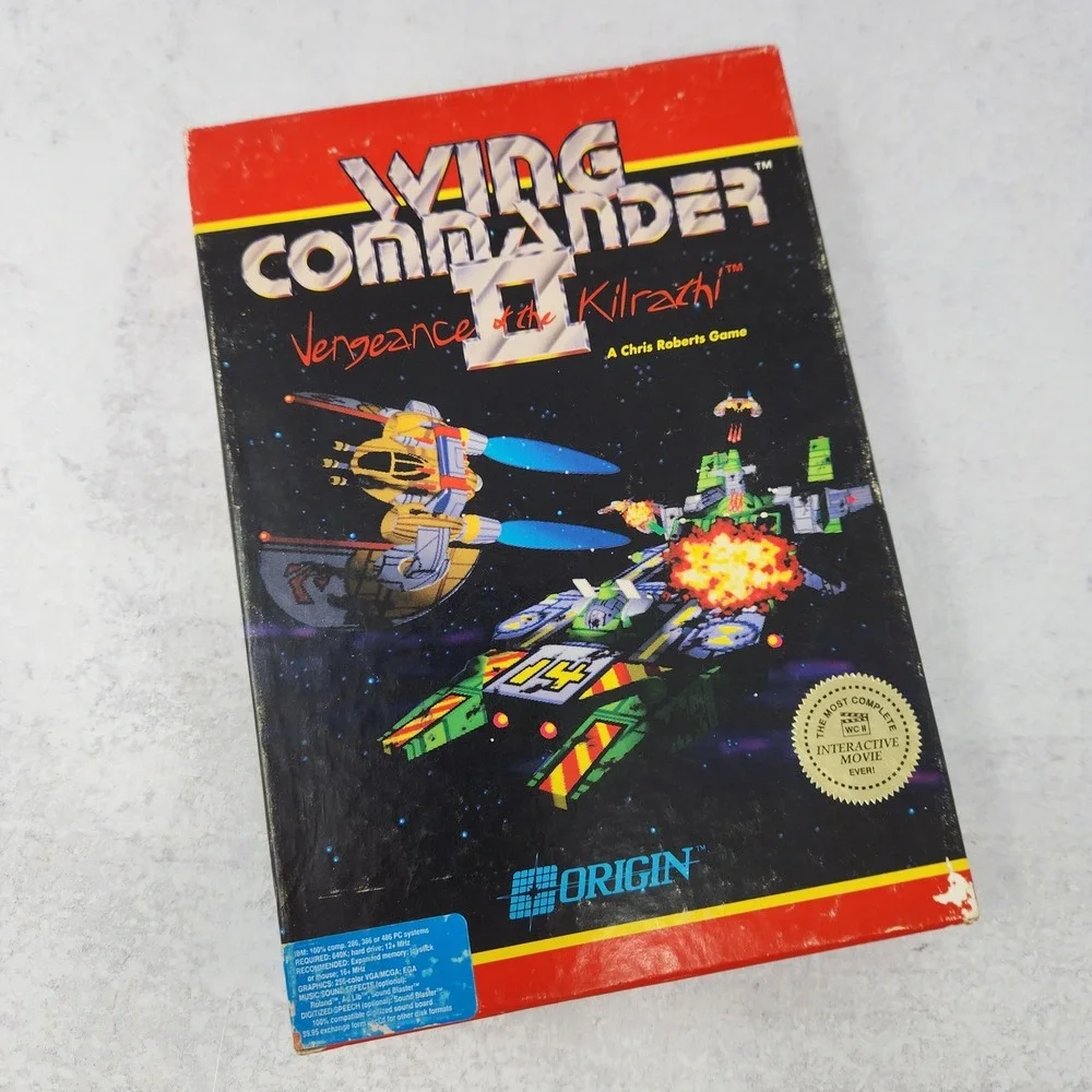 Wing Commander II Vengeance Of The Kilrathi 1991 Big‎ Box PC IBM
